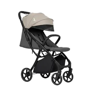 Carrinho de Bebê Premium Baby Nova Até 22kg Bege Cinza PPB9CBE074 (MP)