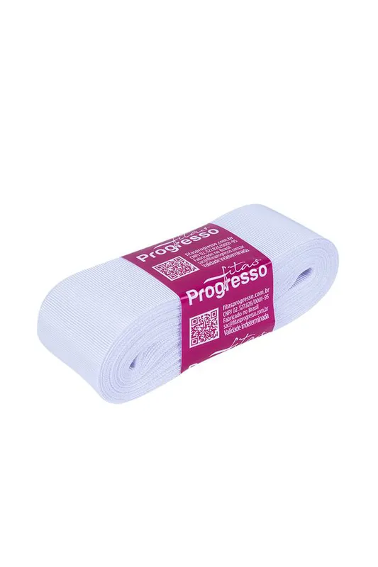 Fita de Gorgurão GP Nº09 38mm Peça com 10m Branca 201