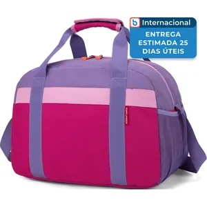 Bolsa Esportiva Unissex Hawlander Pequena Rosa/Roxo A-MBI