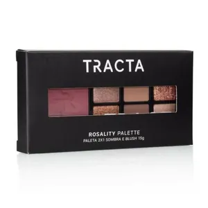 Paleta Tracta Rosality Palette Sombra e Blush 1 Unidade