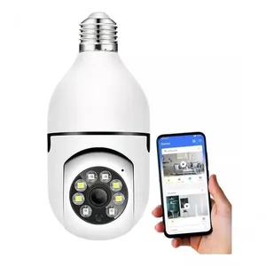 Câmera Segurança Ip 360 Lâmpada Wi-fi Visão Noturna áudio Hd