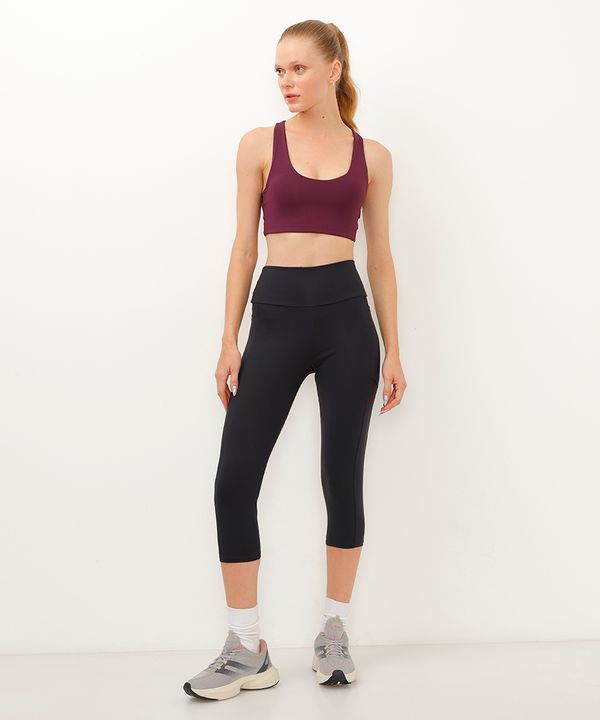 calça legging com bolso esportiva preta M