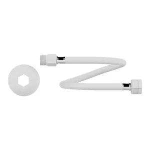 Engate Flexível De Pvc 1,50m Branco 7124-1