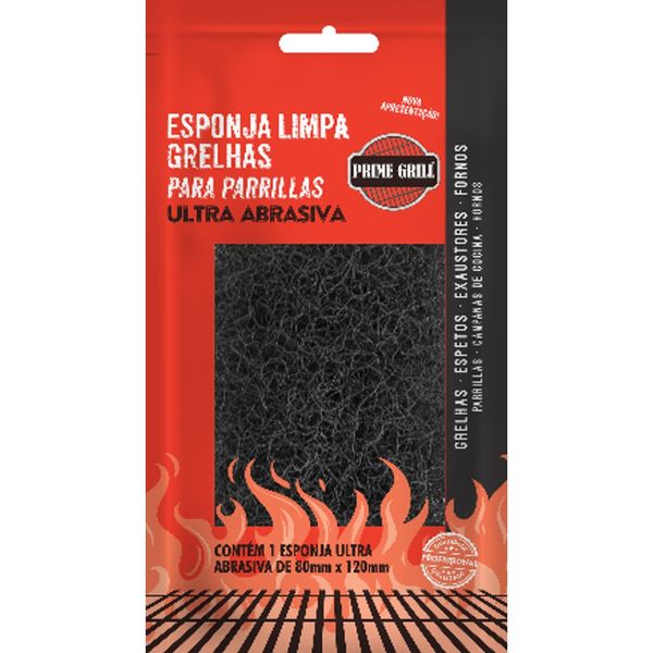 Esponja Ultra Abrasiva Prime Grill