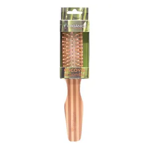 Escova de Cabelo Bambu Orgânica Retangular