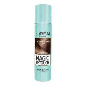 Retoque de Raiz L'Oréal Paris Spray Instantâneo Magic Retouch Castanho Claro 75ml
