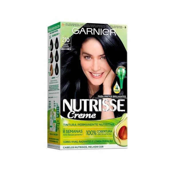 Tintura Nutrissee Kit 210 Preto Jabuticaba TINT NUTRISSE KIT 210 PRETO JABUTICABA