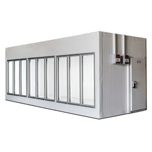 Walk in Cooler Gallant Resfriados 9 Portas Vidro com Piso Painel 380V/3F CWRCP-09