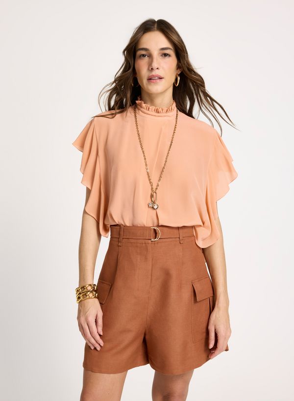 Blusa Le Lis Charlotte Seda Feminina 48