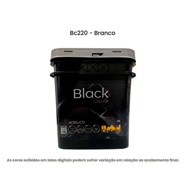 Tinta Acrílica Citycolor Premium Semibrilho 15L Branco (MP)