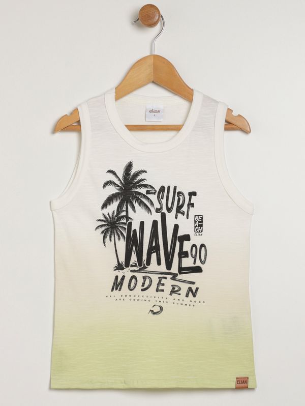 Camiseta Regata Infantil Para Menino - NATURAL 6