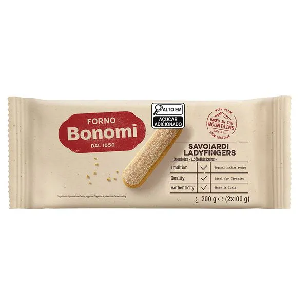Biscoito Forno Bonomi Lady Fingers Champanhe 200g