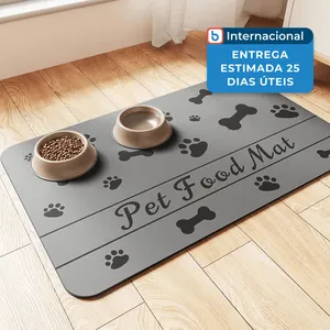 Tapete DK177 Pet 40,6x60,9cm Cinza Escuro A-MBI
