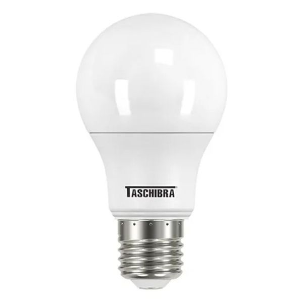 Lâmpada LED Bulbo Luz Branca E27 Bivolt Taschibra Lâmpada Bulbo LED 9W 803 Lúmens Bivolt Luz Branca
