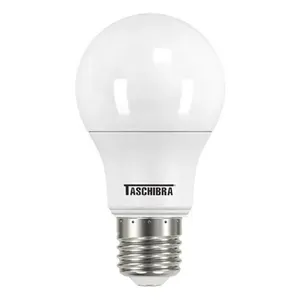 Lâmpada LED Bulbo Luz Branca E27 Bivolt Taschibra Lâmpada Bulbo LED 9W 803 Lúmens Bivolt Luz Branca