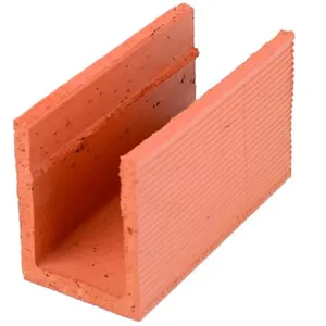 Bloco Canaleta para Baiano 11,5x14x24cm para Construção Estrutural Safira Bloco Canaleta para Baiano 11,5x14x24cm para Alvenaria Safira