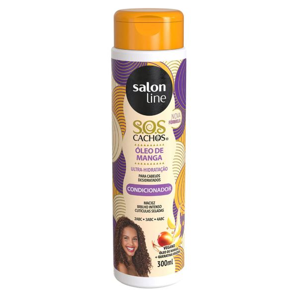 Condicionador SOS Manga Óleo de Manga Salon Line 300ml (LN)