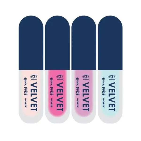 Marca-Texto Com Brilho 4 Cores Bruna Tavares - Caixa C/4 Und Leoarte