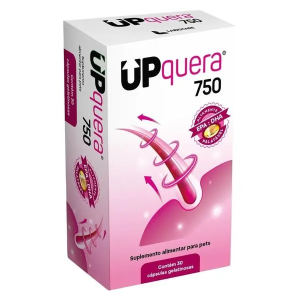 Suplemento Alimentar Vitamínico Upquera 750 Labocare Para Cães E Gatos 30 Cápsulas (MP)
