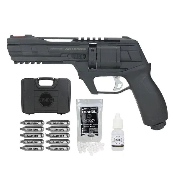 Revólver Pressão Hdr CO2 Cp300 50 Case 10 CO2 itens
