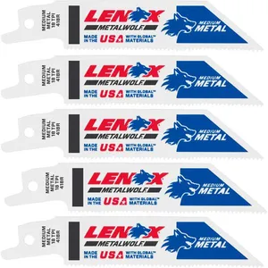 Lâmina para serra sabre 100mm 18 dentes com 5 peças LENOX