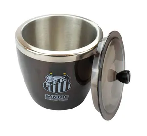Balde de Gelo Com Pegador 18x16cm Santos Oficial
