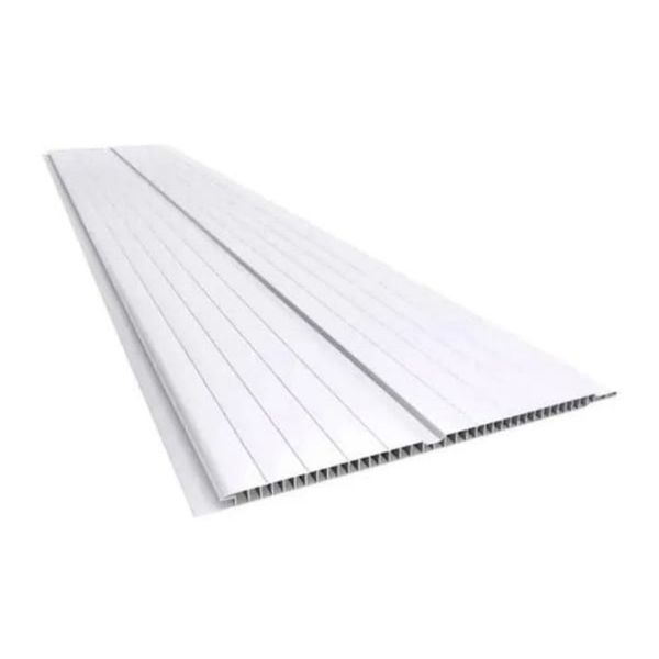 Forro PVC Branco 7mm 20x400cm Pacote com 12m² Four Forro PVC Branco 7mm 20x400cm Pacote com 12m2