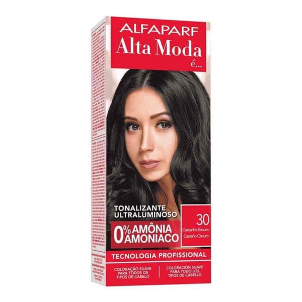 Tintura Alta Moda Tonalizante 30 Castanho Escuro