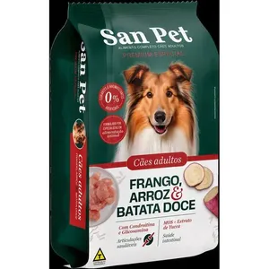 Ração Cães Adultos Frango e Cereais San Pet 1Kg