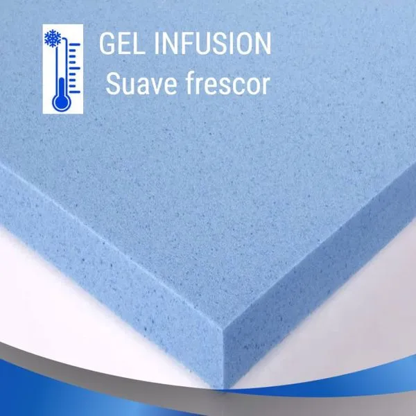 Pillow Top Viscoelástico Nasa Gel Cristais De Energia Casal sem variação