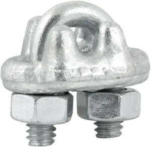 Clips para cabo de aço 1/8" - 3,18 mm pesado encartelado - VONDER PLUS