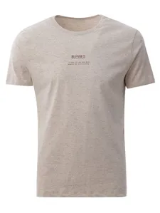 Camiseta Manga Curta Masculina NATURAL GG