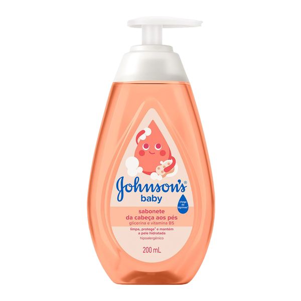 Sabonete Líquido Johnson’s Baby Da Cabeça Aos Pés 200ml