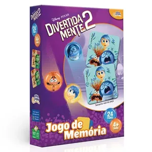 Jogo da Memória Divertidamente 2 24 Pares 8077 - Hasbro