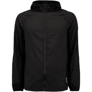Jaqueta Corta-Vento Masculina Oxer com Capuz Packable Tecido Plano Corrida