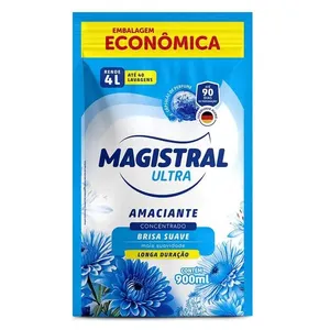 Amaciante de Roupa Magistral Ultra Concentrado Brisa Suave Refil 900ml AMACIANTE MAGISTRAL RFL UC 900ML SUAVE