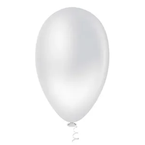 Balão Pic Pic Liso 50 Unidades N° 7'' Branco (MP)
