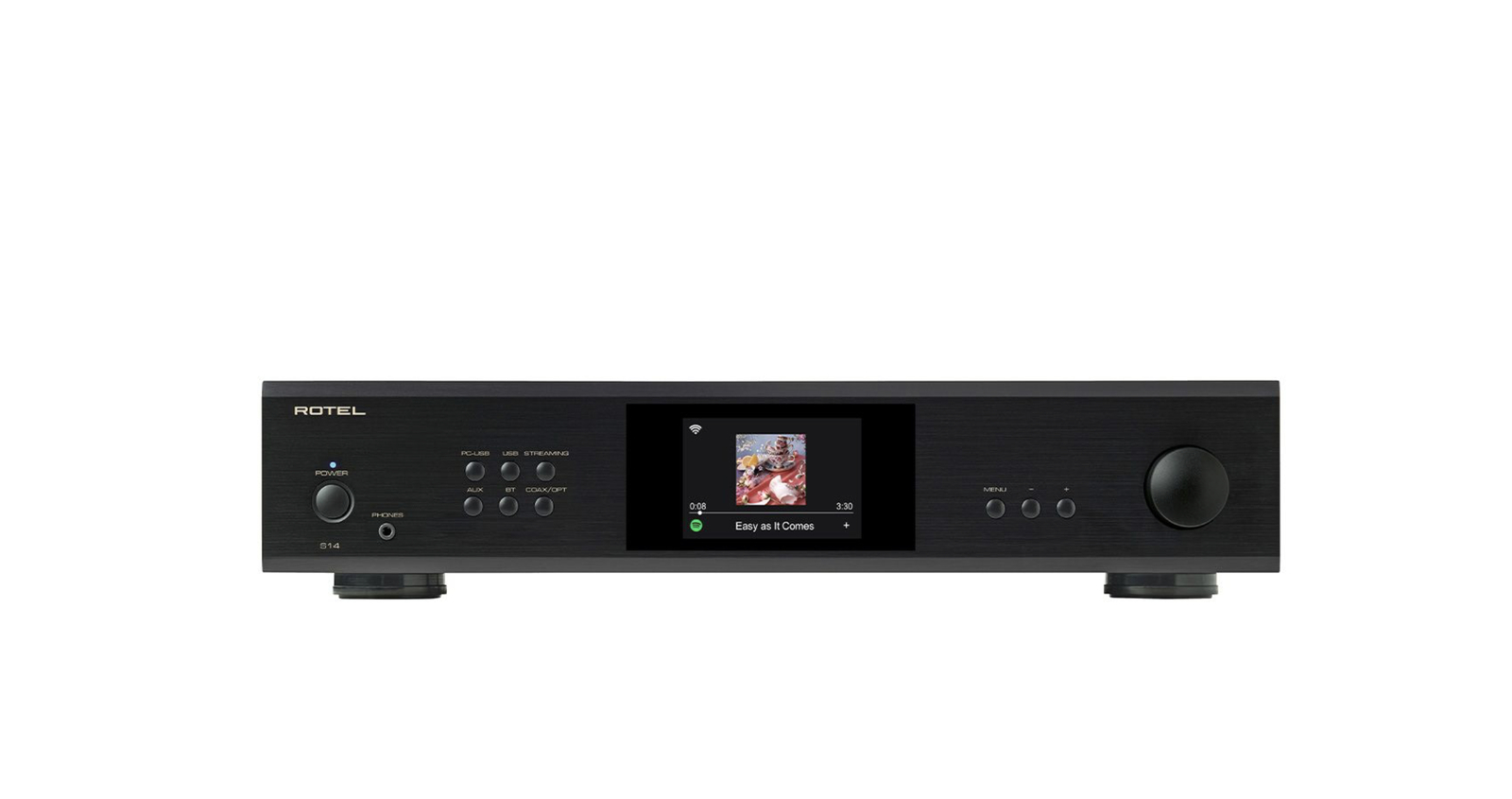Rotel Network Streamer S14 Preto com 120V - Streaming de Alta Qualidade e Conectividade Avançada