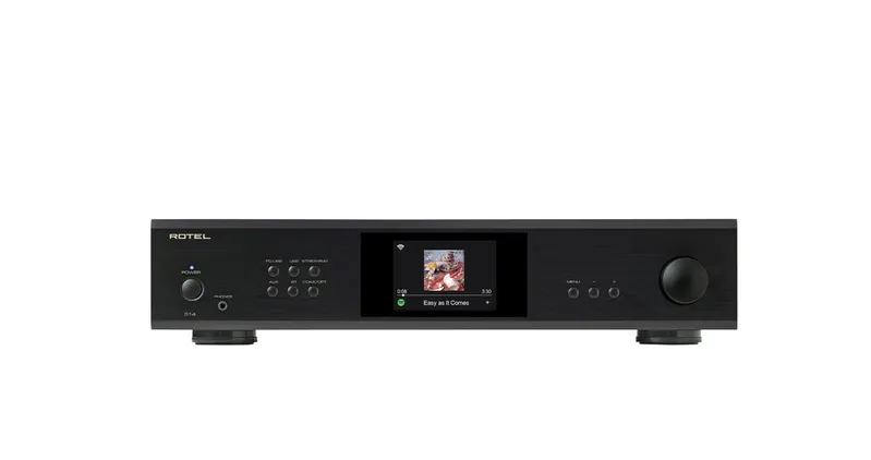 Rotel Network Streamer S14 Preto com 120V - Streaming de Alta Qualidade e Conectividade Avançada