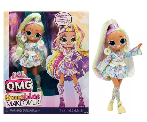 Lol Surprise OMG Sunshine Makeover mudança de cor 589433