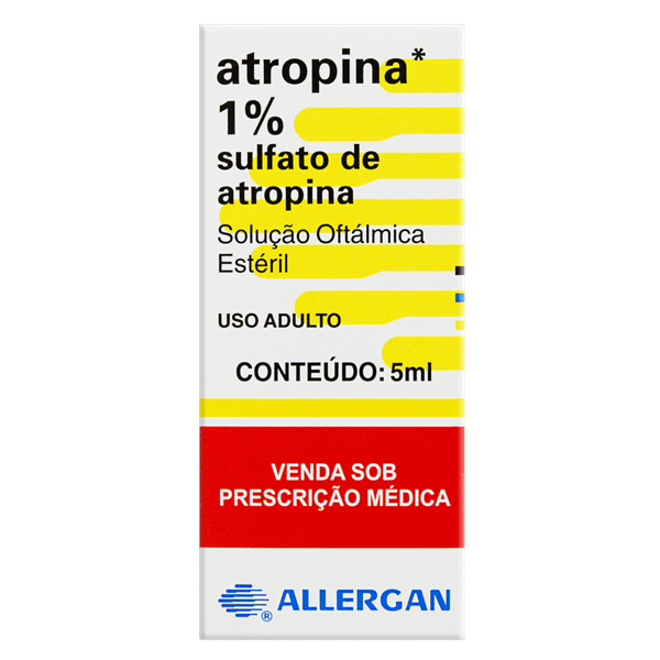 Colírio Atropina 1% Allergan 5ml ATROPINA 1% SOL OFT 5ML