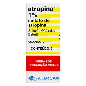 Colírio Atropina 1% Allergan 5ml ATROPINA 1% SOL OFT 5ML