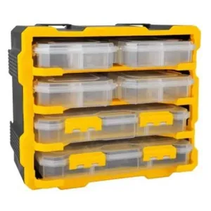 Organizador Plástico para Ferramentas OPV 099 com Divisórias Removíveis 12KGF Vonder Organizador Plástico para Ferramentas OPV 099 Divisórias Removíveis Vonder