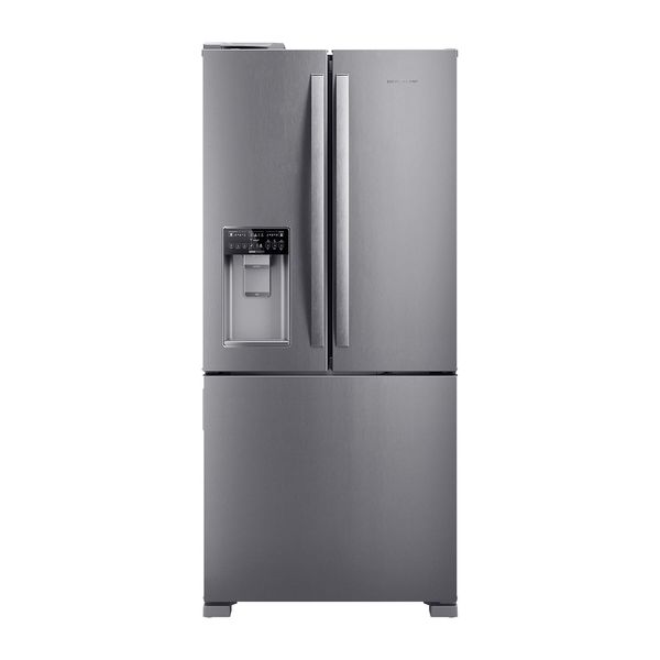 Geladeira Brastemp Frost Free French Door 544 Litros Inox Água e Gelo na Porta - BRH85MK 220V