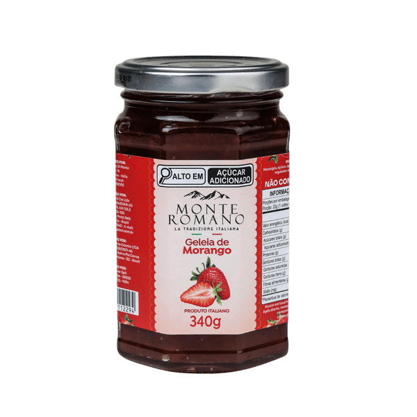 Geleia Italiana Monte Romano Morango 340g