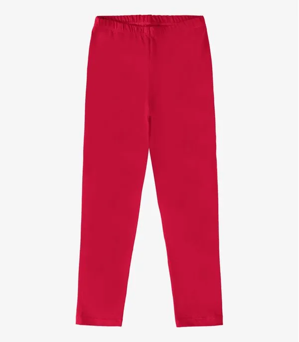 Legging Infantil Menina Molecotton Rovitex Kids Vermelho 16