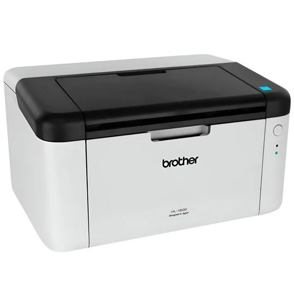 Impressora Laser Brother HL-1200 Monocromática USB 150 Folhas Branco Impressora Laser Brother HL-1200 Monocromática USB Branco