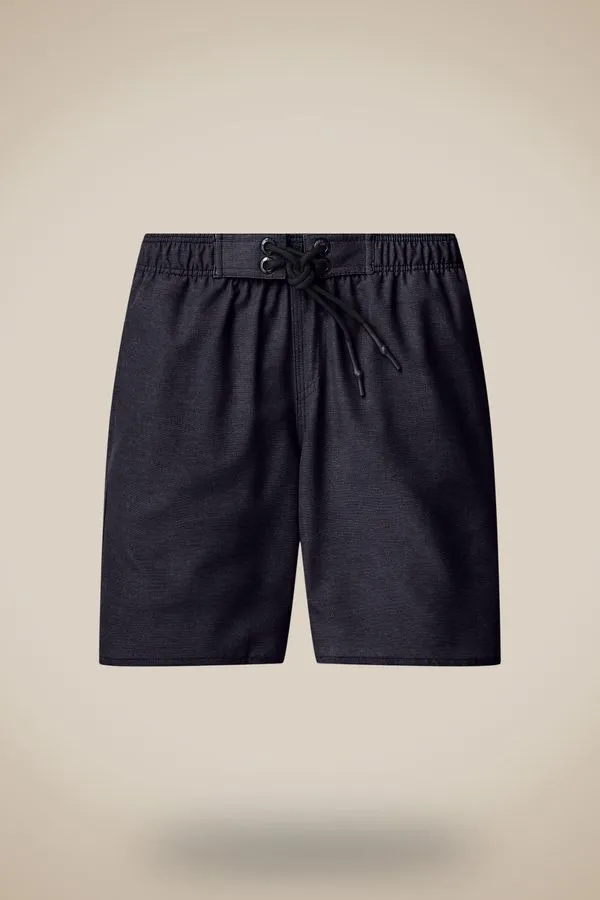 Boardshort Mini Textura In Off Black - 16