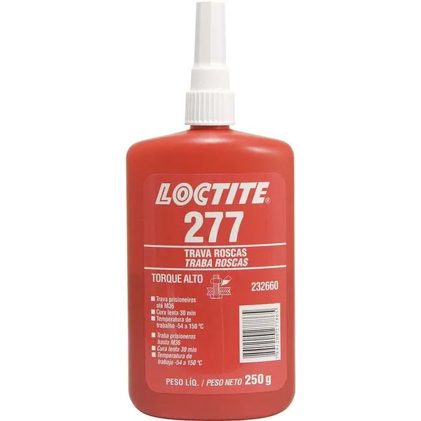 Adesivo anaeróbico para travamento de rosca 277 250 g 232660 - LOCTITE