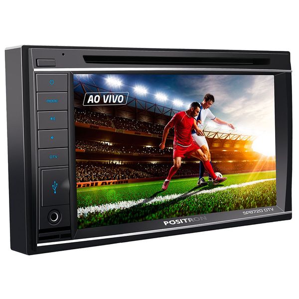 Central Multimidia Pósitron Sp-8720Dtv 6.2 Polegadas Tv Digital Bluetooth Usb Sd Aux